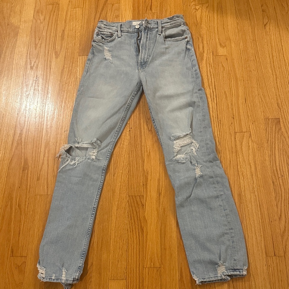 MOTHER DENIM- High Waisted Rider Skimp in the Confession (27)